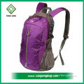 nylon hiking backpack bags with water bottle mesh pocket